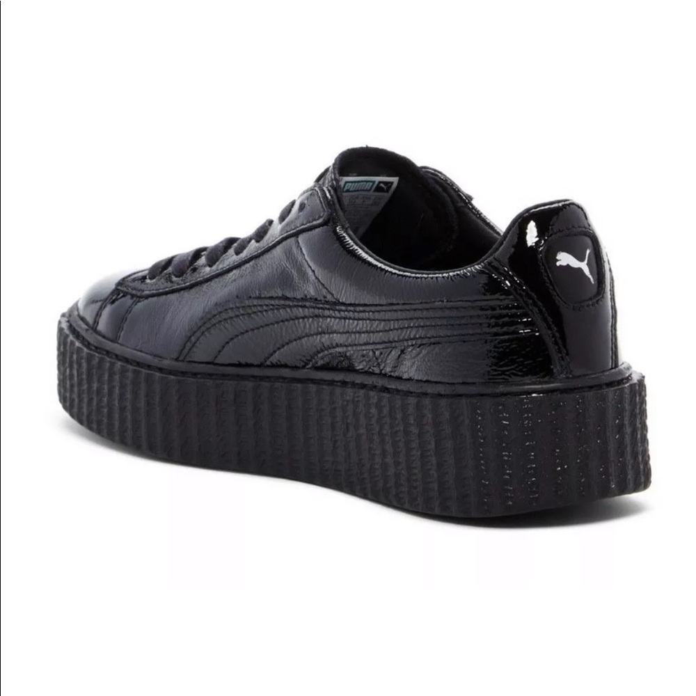 Puma Platform Patent Leather Sneakers in Black - Picture 4 of 8